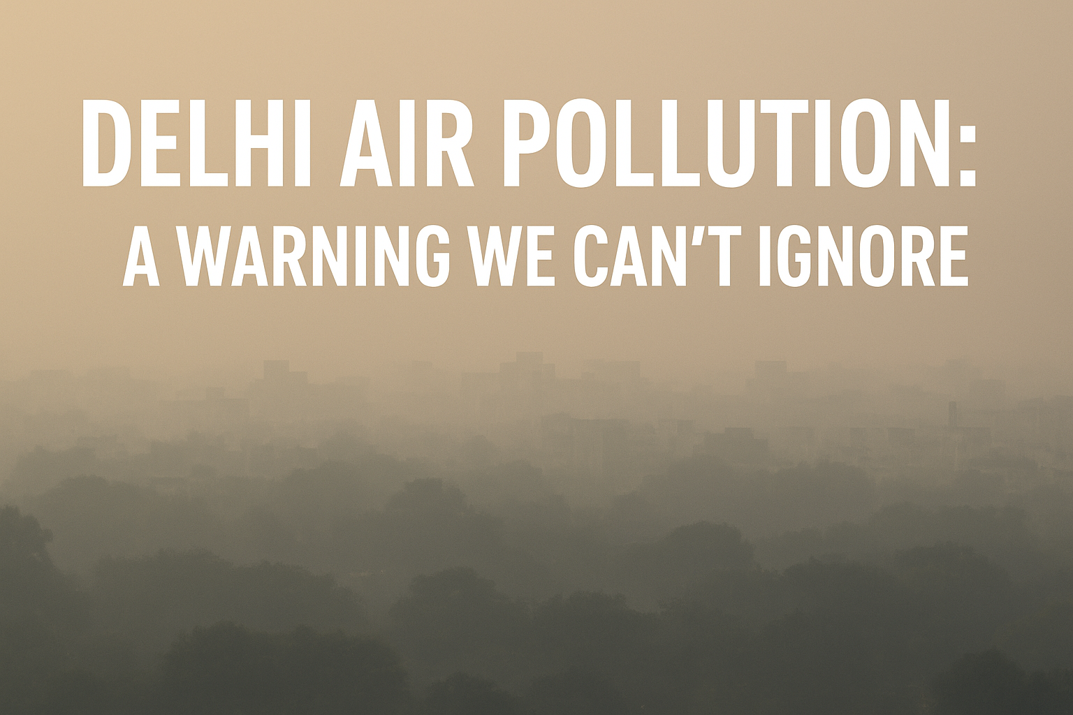 Delhi Air Pollution : A Warning We Can’t Ignore